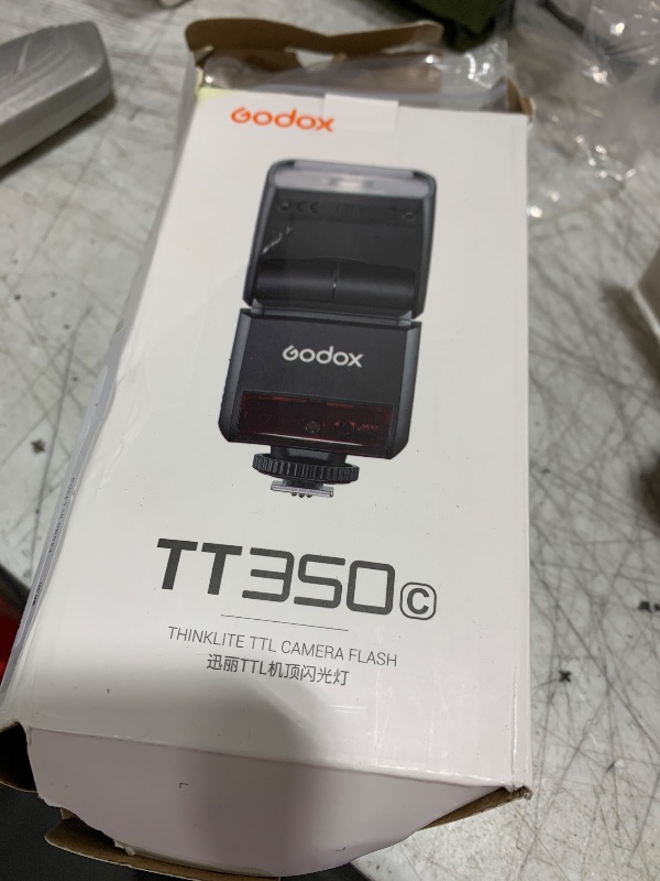 Photo 1 of Godox TT350C Flash for Canon Camera, 2.4G Wireless Speedlight GN36 1/8000s HSS Speedlite, Mini Thinklite TTL Camera Flash Compatible for Canon Camera
