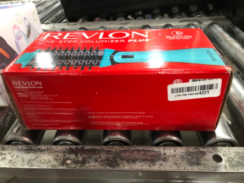 Photo 1 of REVLON One Step Volumizer Plus Hair Dryer and Styler | More Volume, Less Damage, and More Styling Control for Easy and Fast Salon-Style Blowouts, Plus Travel Friendly (Teal)
