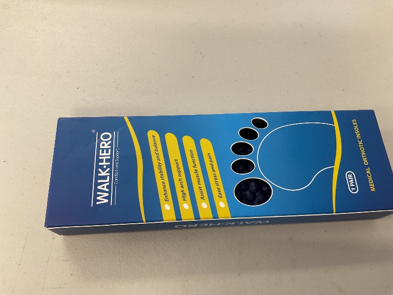 Photo 1 of Plantar Fasciitis Feet Insoles Arch Supports Orthotics Inserts Relieve Flat Feet, High Arch (Mens 4-4 1/2 | Womens 6-6 1/2)