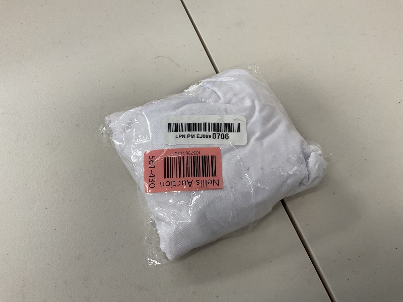 Photo 1 of VEVOR 150 Pcs White Chair Covers Polyester Spandex Chair Cover Stretch Slipcovers for Wedding Party Dining Banquet Flat-Front Chair Cover