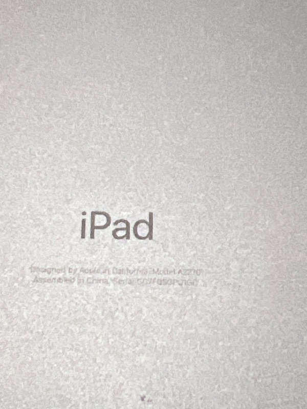 Photo 1 of 2020 Apple iPad (10.2-inch, WiFi, 32GB) - Space Gray (Renewed Premium)