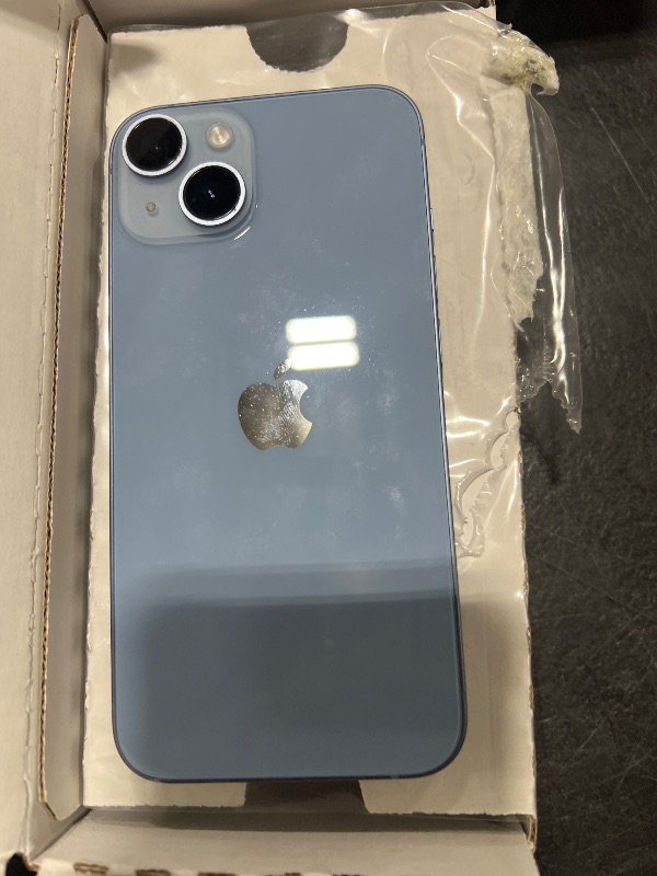 Photo 1 of Apple iPhone 14, 128GB, Blue - Unlocked (Renewed)