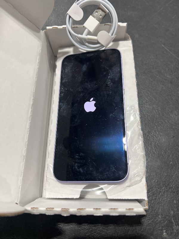 Photo 1 of Apple iPhone 12, 64GB, Purple - Unlocked (Renewed)