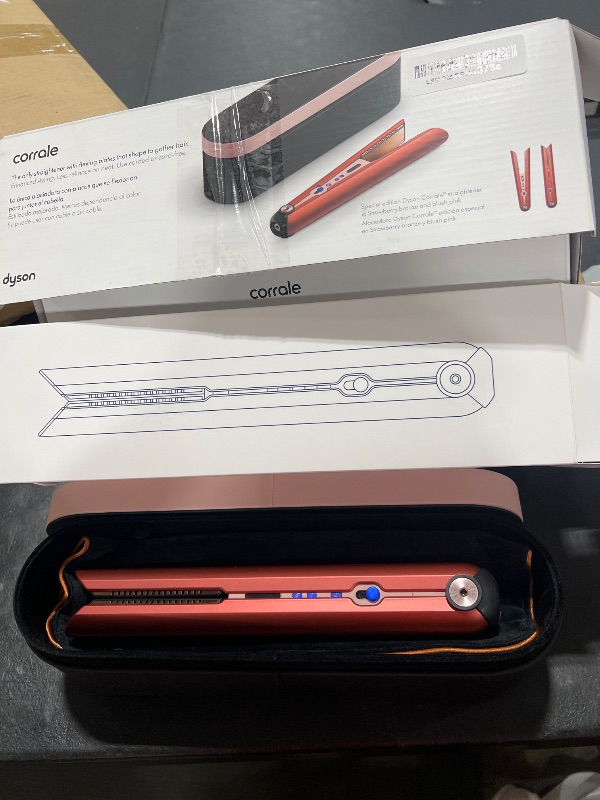Photo 1 of Special Edition Dyson Corrale™ Styler Straightener in Strawberry Bronze and Blush Pink with Dyson-Designed Presentation case