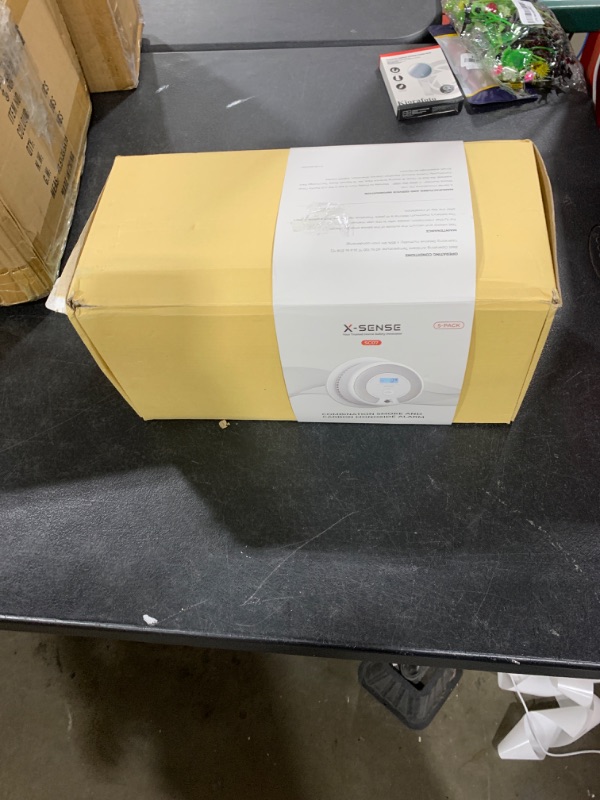 Photo 1 of X-Sense 10-Year Battery Combination Smoke Carbon Monoxide Alarm Detector with Large LCD Display, Standalone Model, 5-Pack