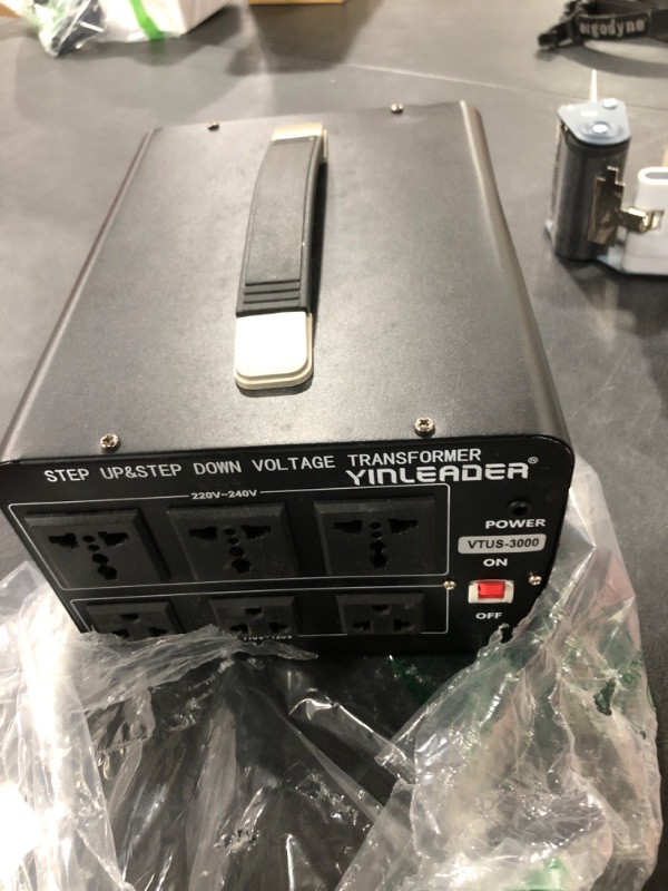 Photo 1 of Yinleader Voltage Converter Transformer(110V to 220V, 220V to 110V) Step Up/Down Transformer Converter 110/120 Volt - 220/240 Volt w/US Power Cord,Circuit Breaker Protection (VTUS-3000-6S)