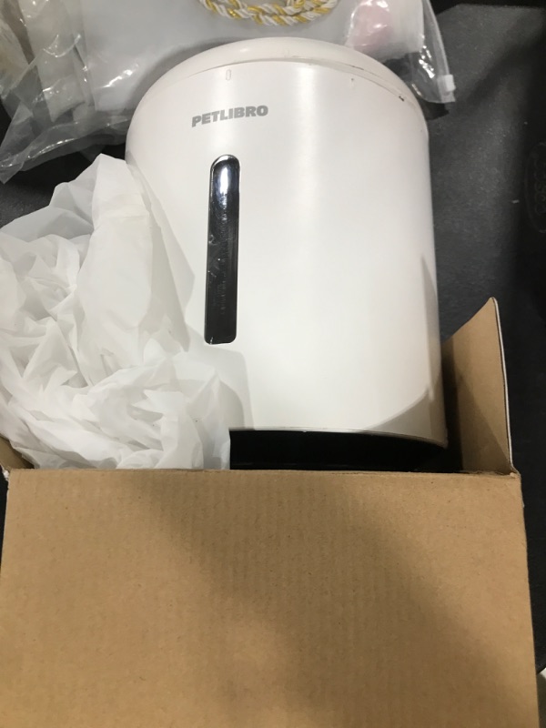 Photo 1 of PETLIBRO Automatic Cat Feeder, 5G WiFi Automatic Dog Feeder with Freshness Preservation, 5L Timed Cat Feeders with Low Food Sensor, Up to 10 Meals Per Day, Granary Pet Feeder for Cats/Dogs