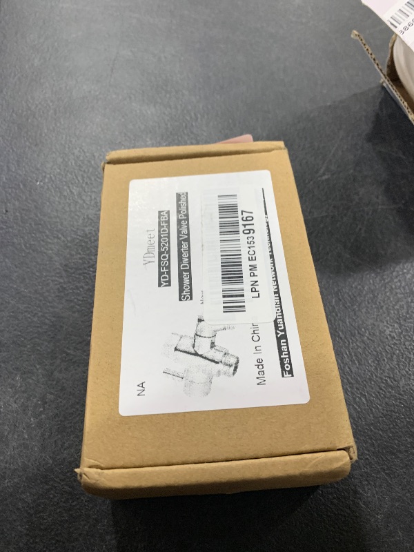 Photo 1 of Brass Shower Arm Diverter Valve for Handheld Shower Head and Fixed Spray Head G1/2 3 Way Universal Bathroom System Component Replacement Part, Polished Chrome