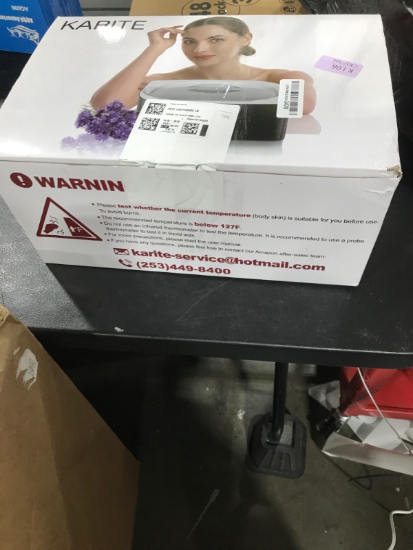 Photo 1 of Paraffin Wax Machine for Hand and Feet - Karite Paraffin Wax Bath 4000ml Paraffin Wax Warmer Moisturizing Kit Auto-time and Keep Warm Paraffin Hand Wax Machine