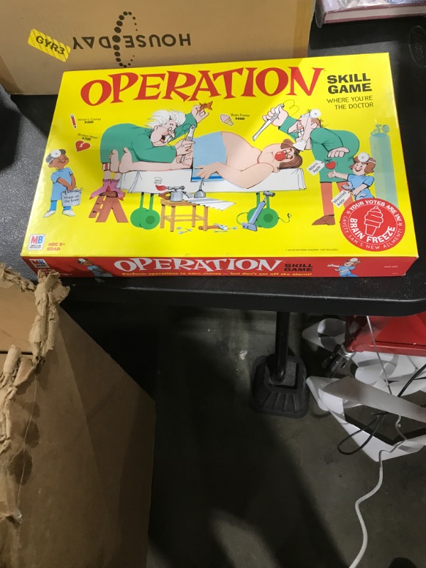 Photo 1 of Operation Electronic Board Game, Family Games for Kids Ages 6+, Kids Board Games for 1+ Players, Funny Games for Kids, Kids Gifts (Amazon Exclusive)