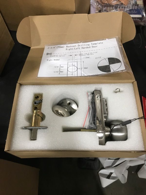 Photo 1 of Megaflint Keyless Entry Door Lock Deadbolt Keypad Mechanical Stainless Steel (Pass Code or Key) 100% Mechanical, No Electronic