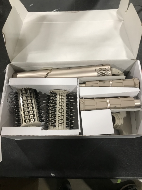 Photo 1 of Shark HD430 FlexStyle Air Styling & Drying System, Powerful Hair Dryer Brush & Multi-Styler with Auto-Wrap Curlers, Paddle Brush, Oval Brush, Concentrator Attachment, Stone