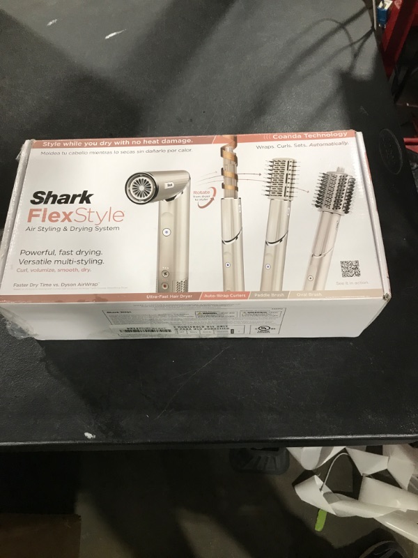 Photo 1 of Shark HD430 FlexStyle Air Styling & Drying System, Powerful Hair Dryer Brush & Multi-Styler with Auto-Wrap Curlers, Paddle Brush, Oval Brush, Concentrator Attachment, Stone