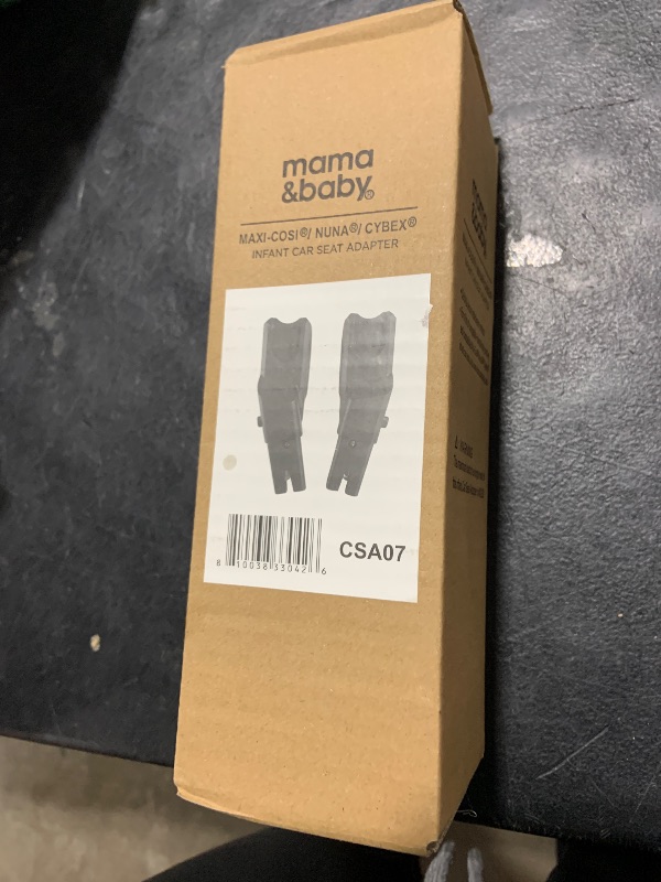 Photo 1 of MAMA & BABY Rovee Stroller Car Seat Adapter, Fits Maxi-COSI and Nuna, Designed for MAMA & BABY Rovee Stroller Only