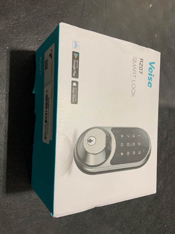 Photo 1 of Veise RZ07 Smart Lock, Fingerprint Door Lock, 7-in-1 Keyless Entry with App Control, Electronic Touchscreen Keypad Deadbolt, Biometric Smart Locks for Front Door, Satin Nickel