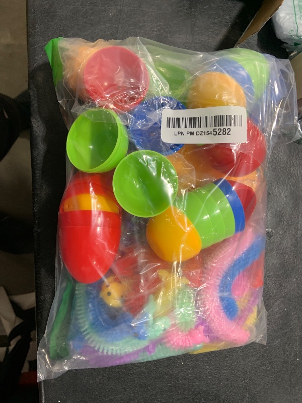 Photo 1 of Easter Eggs with Bunny Stretchy Strings Sensory Fidget Toys Great for Aduts Toddlers Easter Basket Stuffers Egg Fillers Gifts