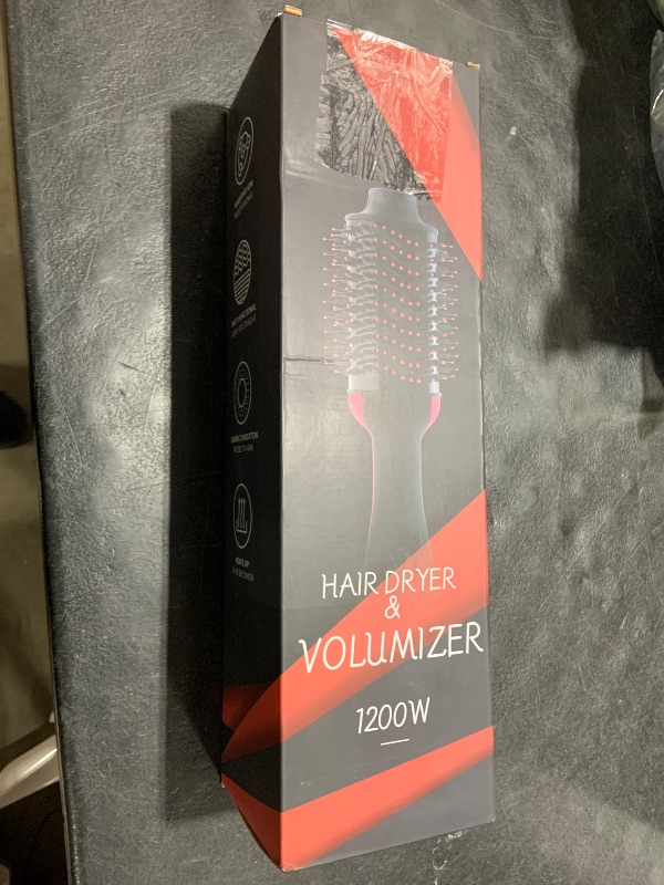 Photo 1 of Hair Dryer Brush Blow Dryer in One Upgraded 4 in 1 Hair Dryer and Styler Volumizer with Negative Ion Anti-frizz Ceramic Titanium Barrel Hot Air Brush Hair Straightener Brush