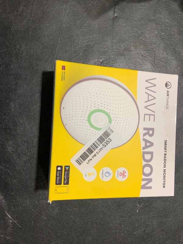 Photo 1 of Airthings 2950 Wave Radon - Smart Radon Detector with Humidity & Temperature Sensor – Easy-to-Use – Accurate – No Lab Fees – Battery Operated - Free App