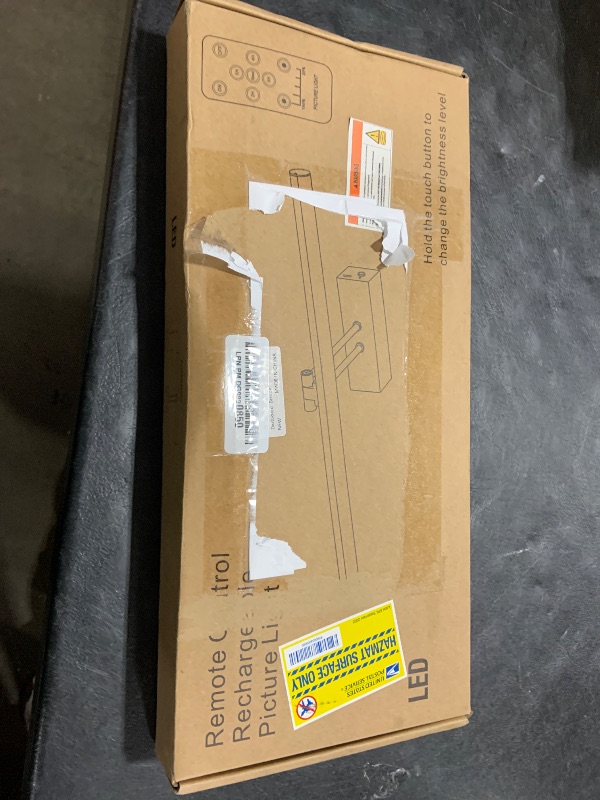 Photo 1 of HOWMZON Wireless Picture Light, 5200mAh Battery Picture Light with Remote, Rechargeable Display Light,16" Metal Art Light for Wall Art Paintings,Gallery, Portrait (Bronze)