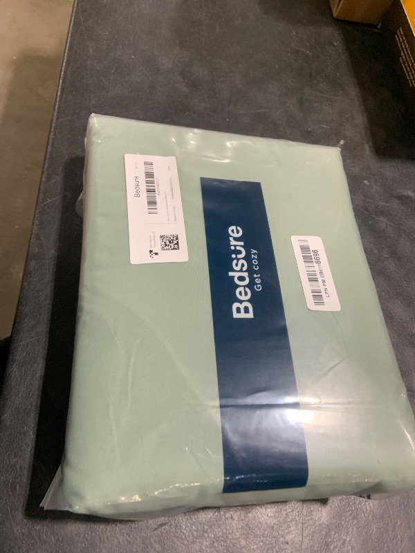 Photo 1 of Bedsure Duvet Cover Queen Size - Soft Double Brushed Bedding Set for Kids & Adults, Zipper Closure, 3 Pieces, Includes 1 Duvet Cover (90"x90") & 2 Pillow Shams, NO Comforter, Sage Green