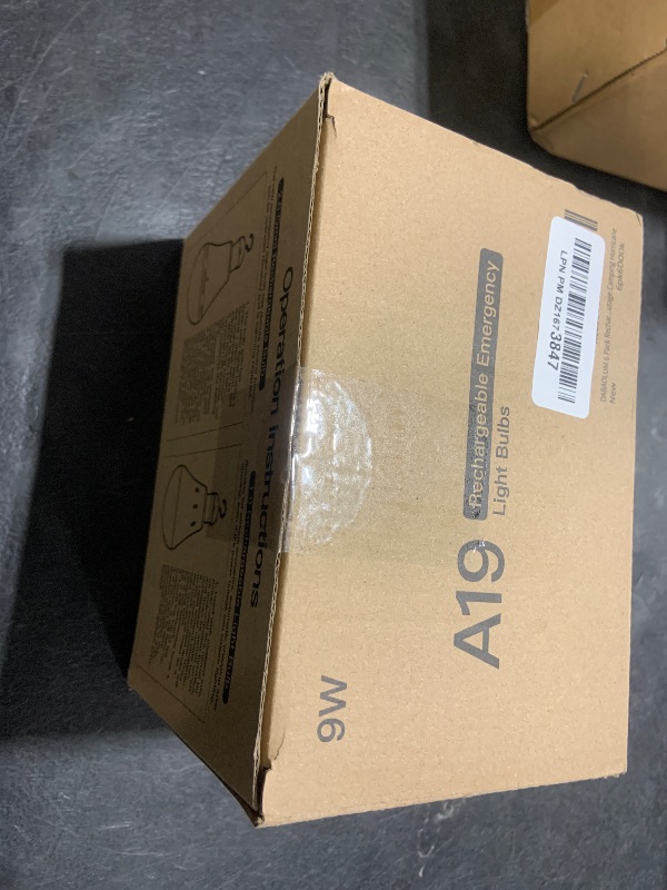 Photo 1 of DEBAOBULB 6 Pack Rechargeable Emergency Light Bulbs, Battery Powered LED Light Bulb 6000K Daylight E26 120 Volt 9W 60W Equivalent with 1200mAh for Home Power Outage Camping Hurricane