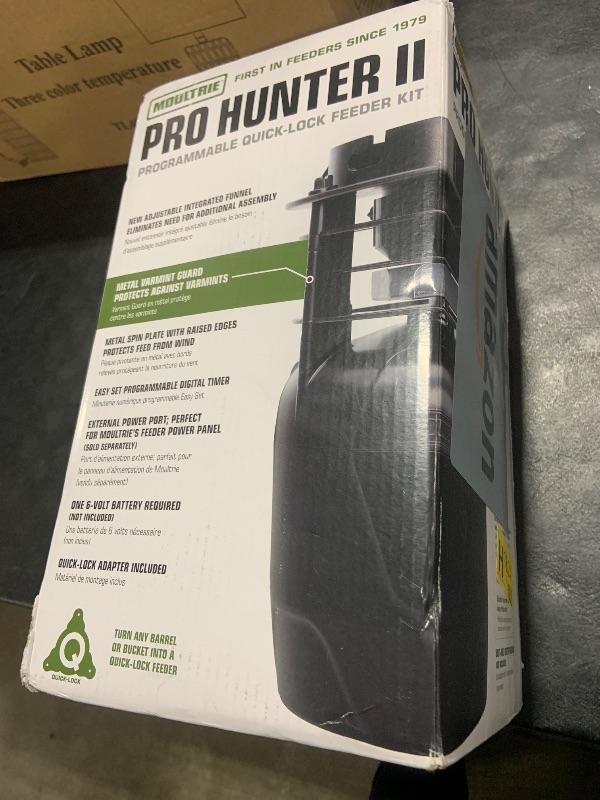 Photo 1 of Moultrie Pro Hunter II Feeder Kit, Black (MFG-13448)