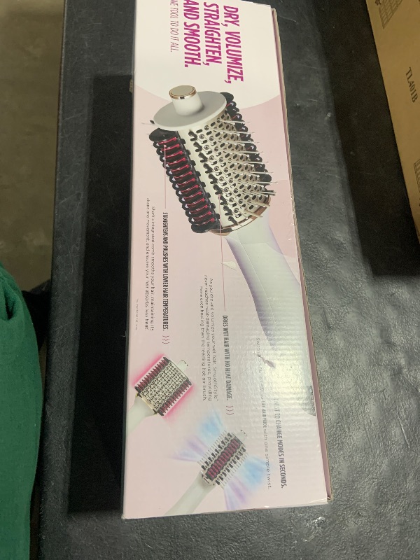 Photo 1 of Shark HT202 SmoothStyle Heated Comb + Blow Dryer Brush, Dual Mode, for All Hair Types, Silk