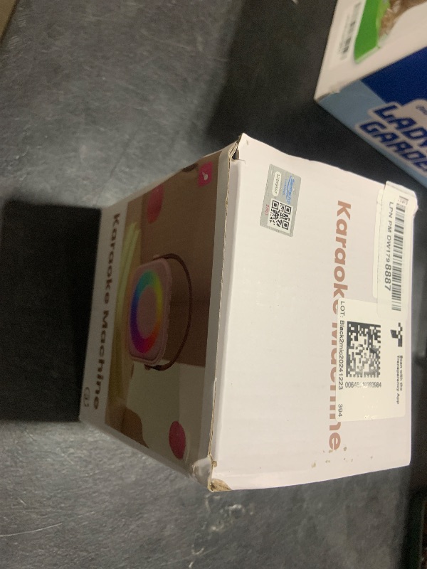 Photo 1 of Mini Karaoke Machine, Portable Bluetooth Karaoke Speaker with 2 Wireless Microphones and Party Lights for Kids and Adults, Birthday Gifts for Girls Boys Family Home Party