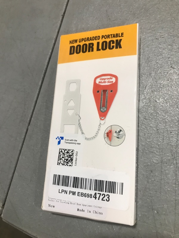 Photo 1 of AceMining Portable Door Lock Home Security Door Lock Travel Lockdown Locks for Additional Safety and Privacy Perfect for Traveling Hotel Home Apartment College
