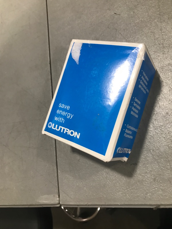 Photo 1 of Lutron Caseta Original Smart Switch (Lutron Smart Hub Required), for LED Lights and Fans, 6 Amp, Single-Pole/3-Way, Neutral Required, PD-6ANS-WH, White