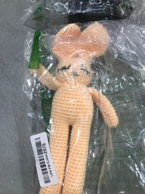 Photo 1 of Moni's Choice Stuffed Plush Baby Crochet Bunny Rabbit Easter Gifts Handmade Stuffed Animal Hand-Knit Doll Granddaughter Grandson Lovey Sleep Toy Newborn (Cream)