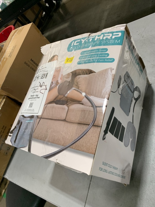 Photo 1 of ICYTHRP Cold Therapy Machine with Programmable Timer, Portable Ice Machine for Knee After Surgery, Knee Replacement Recovery System for Pain Relief w/Compression Pad for Shoulder, Hip and Ankle