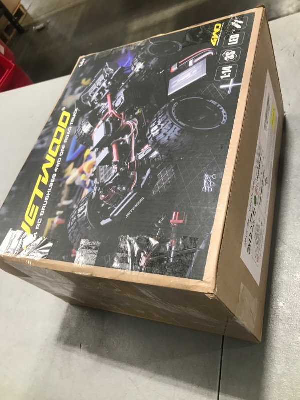 Photo 1 of Jetwood x Hyper go 1/14 All Terrain Super Fast Remote Control Car for Adults, 50mph Electric Brushless Race RC Car for Boys, Offroad RTR Radio Controlled Trucks, Hobby Grade Waterproof 3S High Speed