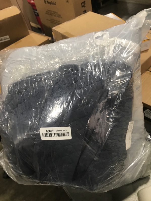 Photo 1 of ENJOHOS Oversized King Bedspreads 128x120, California King Quilt Sets, Extra Wide Large King Size Quilts for Bed, Lightweight Reversible Microfiber 3Pieces Cal King Navy Blue Quilt
