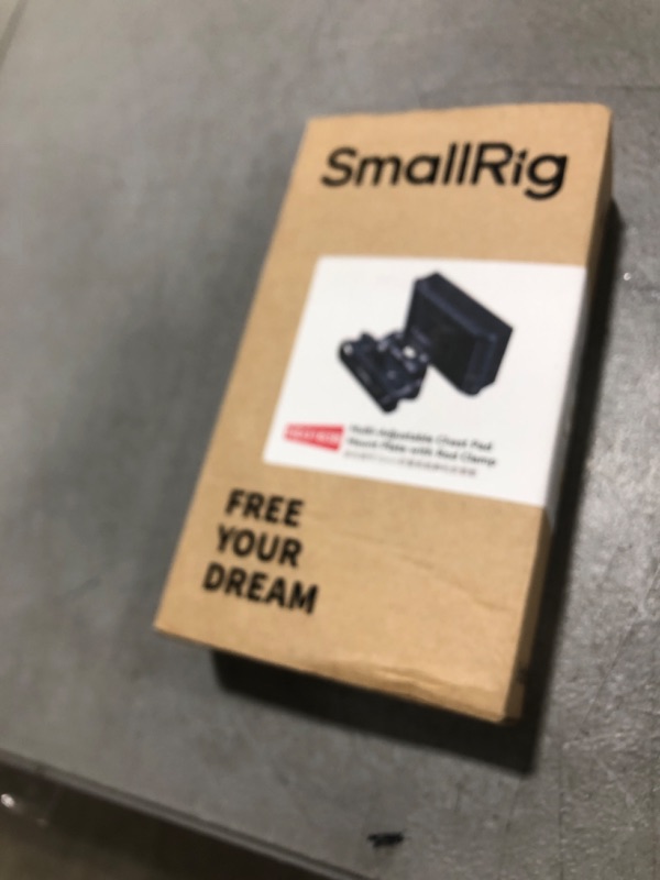 Photo 1 of SMALLRIG Lightweight Chest Pad with 15mm LWS Rod Clamp for Handheld Camera Operation - MD3183