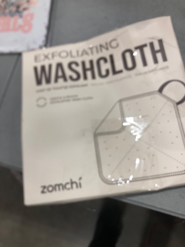 Photo 1 of ZOMCHI Wash Cloths for Face and Body, Dual Sided Gentle Exfoliating Washcloth, Shower Wash Cloth for Men and Women, 2 Count (Gentle and Soft)