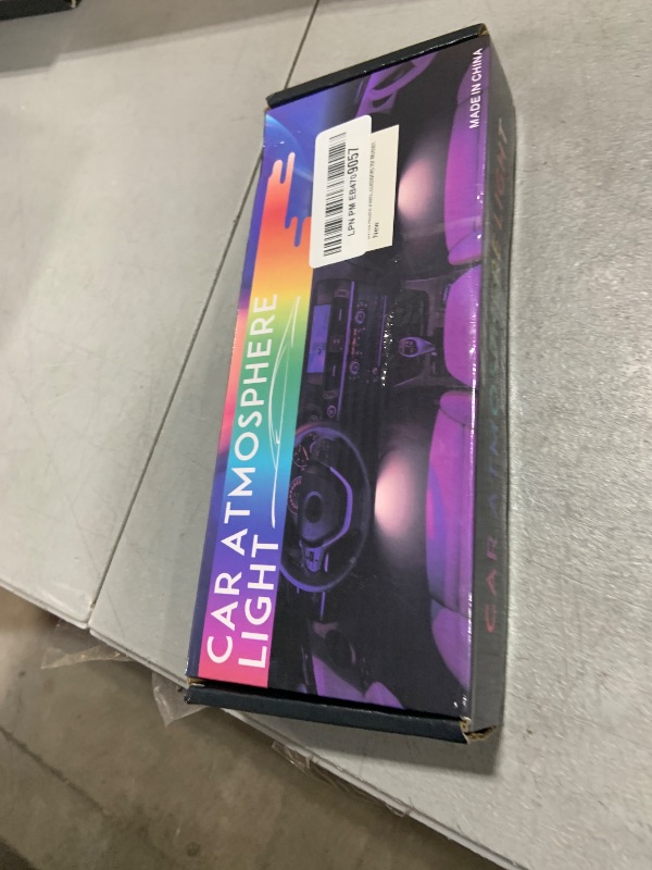 Photo 1 of LivTee Accent Interior Car Lights, Smart Car Interior Lights with App Control, RGB LED Lights with Music Mode and DIY Mode, 2 Lines Design LED Lights for Cars with Charger, Car Accessories for Women