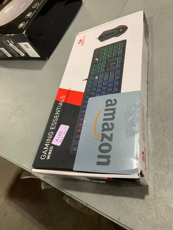 Photo 1 of Redragon Updated S107 Gaming Keyboard and Mouse, RGB Gaming Keyboard and 5000 DPI Mouse Combo with 25-Key Anti-Ghosting, 1K Hz Programmable Mice with Software, Plug & Play to PC, Laptop [Upgrade]