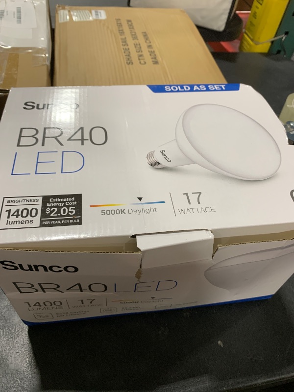 Photo 1 of Sunco 6 Pack BR40 LED Light Bulbs, Indoor Flood Lights, Recessed Can Light Bulb, 1400 LM, 17W (100W Equivalent), 5000K Daylight, Dimmable, E26 Base, for Home, Bedroom, Kitchen UL