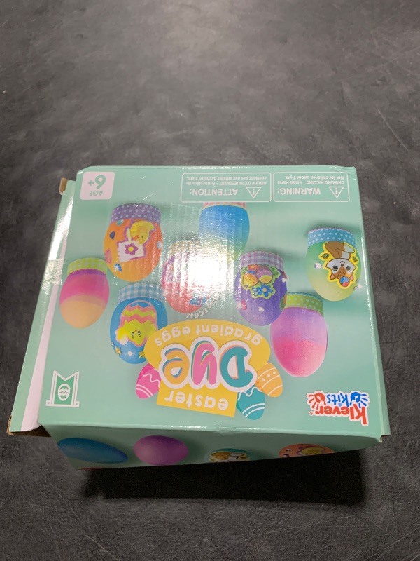 Photo 1 of Klever Kits 20Pcs DIY Easter Egg Decorating Kit, Dye Kit with Gradient Color Tablets, Stands, Stickers for Party Favor, Creativity Activity, Hunt, Gift
