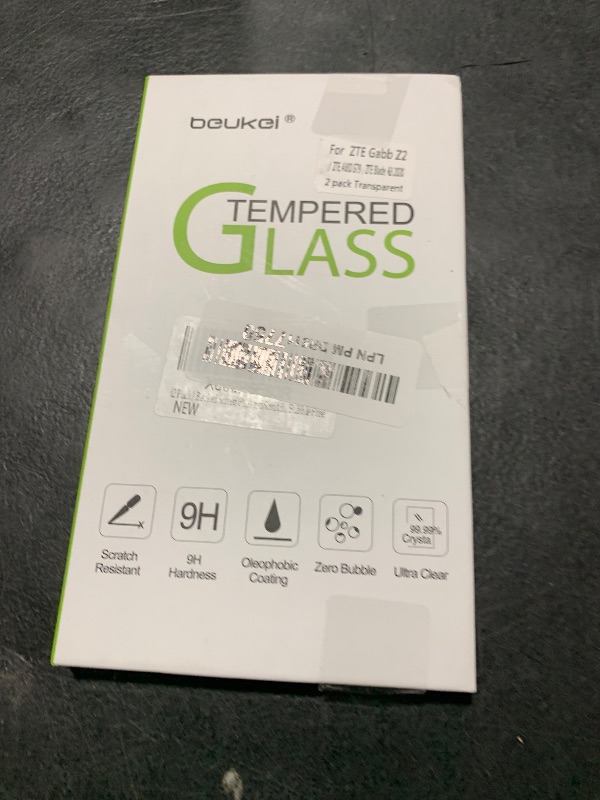 Photo 1 of beukei (2 Pack) Screen Protector Compatible for ZTE AVID 579 / ZTE Blade A3 2020 / ZTE Gabb Z2 Screen Protector Tempered Glass, 9H Hardness, Anti Scratch, Bubble Free