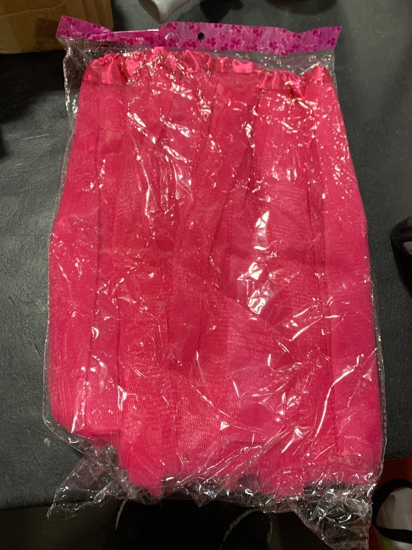 Photo 1 of XINXIYAN Hot Pink Tutu for Women 5 Layers Mardi Gras Outfit Adult Halloween Costume Skirts Dress Party Favor Accessories