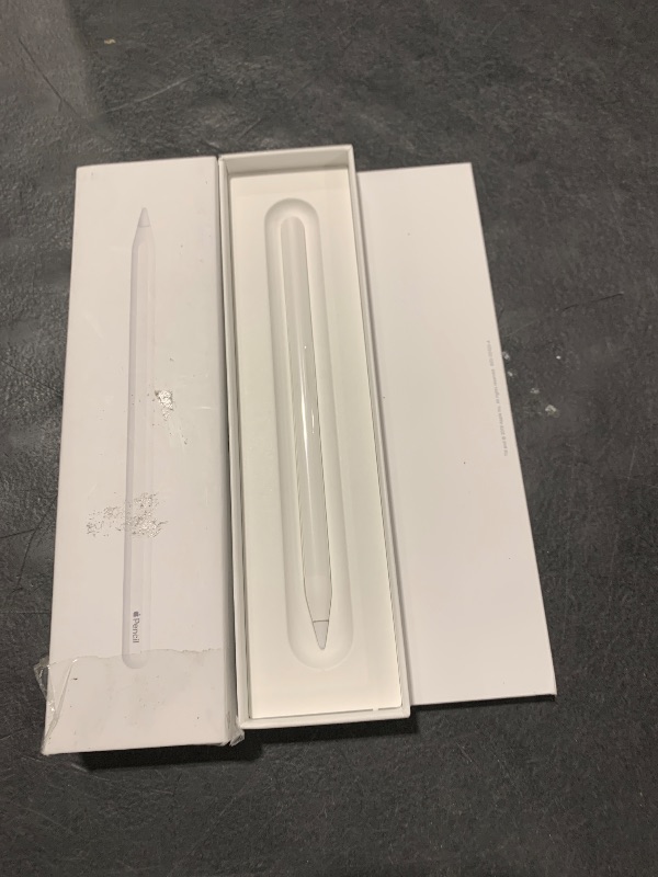 Photo 1 of Apple Pencil (2nd Generation): Device Compatibility Check Required - Pixel-Perfect Precision, Perfect for Note-Taking, Drawing, and Signing documents. Attaches, Charges, and Pairs magnetically.