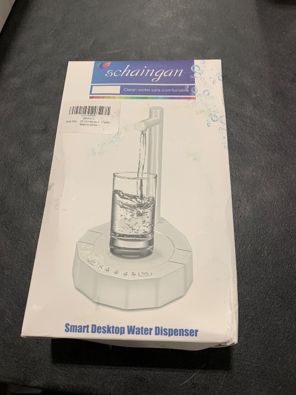 Photo 1 of 5 Gallon Water Dispenser,Water Dispenser for 5 Gallon Bottle,Smart Desktop Water Dispenser,Bedside Water Dispenser,Automatic Drinking Water Dispenser Pump,Safe and Leak-Free?Milky White?