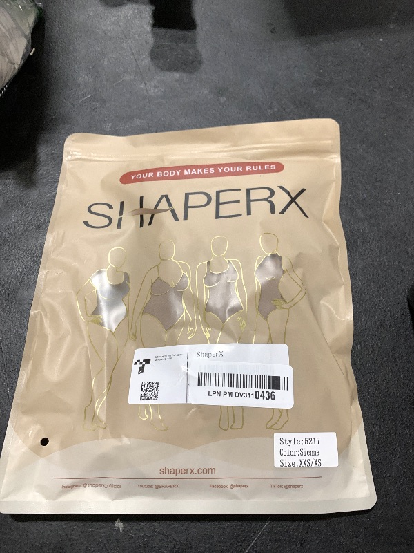Photo 1 of SHAPERX Strapless Shortie Bodysuit for Women Tummy Control Shapewear Seamless Sculpt Body Shaper with Removable Straps,SZ5217-Sienna-XXS/XS