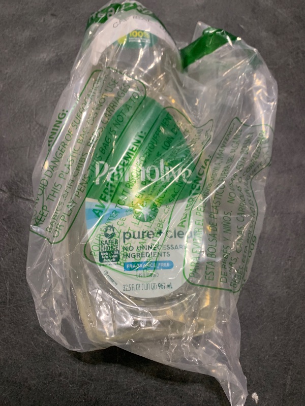 Photo 1 of Palmolive Ultra Dishwashing Liquid Dish Soap, Pure + Clear Fragrance Free - 32.5 Fluid Ounce (Packaging may vary)