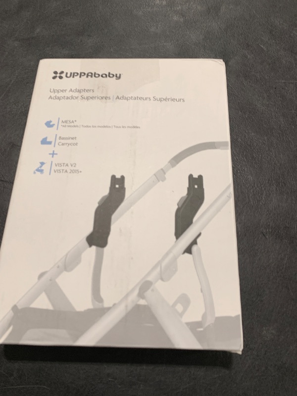 Photo 1 of UPPAbaby Upper Adapter for Vista, Vista V2, and Vista V3 Strollers/ Compatible with Bassinet, Toddler Seat, Aria, Mesa V2, or Mesa Max Infant Car Seats / Quick + Secure Attachment / 1 Set