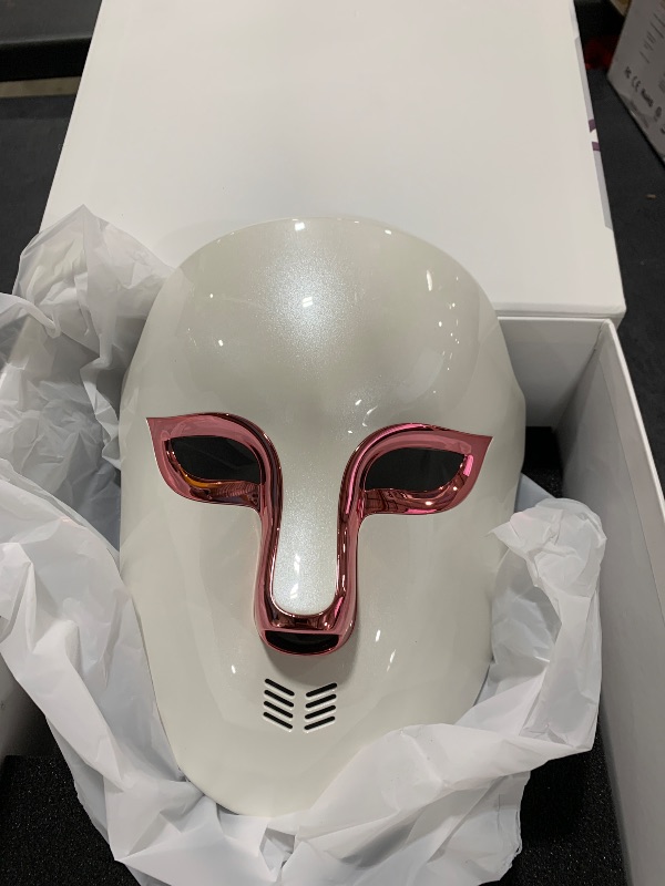 Photo 1 of LED Light Therapy Face Mask,FSA/HSA Eligible,Red Light for Wrinkle Blue Light for Acne,4 Colors Face Mask with Timing Function