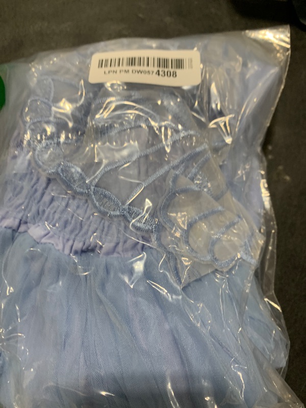 Photo 1 of Miipat Toddler Girls Butterfly Dress Sleeveless Fairy Baby Layered Tulle Birthday Party Dresses(LightBlue,2-3T)