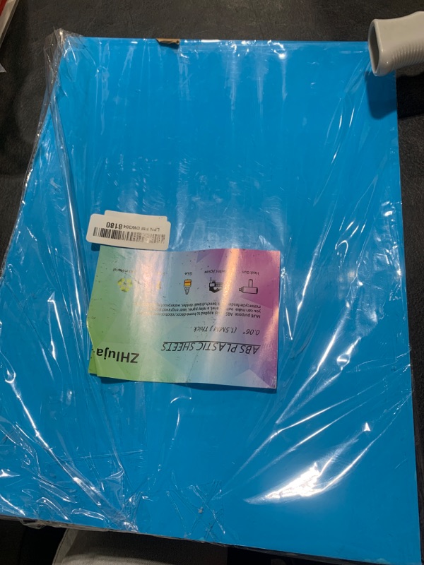 Photo 1 of ZHluja White ABS Plastic Sheets- 0.060" Thick,12" x 16", 6 Pack for Laser Cutting, and Moldable